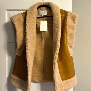 A.L.C. Sutton Bonded Faux Fur Vest